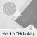 anllugs Bathroom Rugs 24" x 36", Non-Slip Extra Soft Absorbent Bath Rugs, Machine Washable Quick Dry Bath Mats for Bathroom Floor, Shower, Bathtub and Sink, White