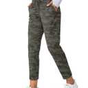 G Gradual Women's Pants with Deep Pockets 7/8 Stretch Ankle Sweatpants for Golf, Athletic, Lounge, Travel, Work (M)