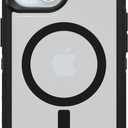 OtterBox iPhone 16e, 15, 14, & 13 Defender Series XT Clear Case - Dark Side (Black/Clear), screenless, Rugged, Snaps to MagSafe, Lanyard Attachment