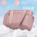 Lunch Box for Women Lunch Bag Tote - Soft Lightweight Large Lunchbox - Insulated Cooler Bag with Adjustable Shoulder Strap for Adult Work Office Camping Outdoor Picnic Travel Beach Shopping 10L Pink