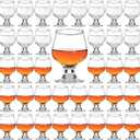 Sabary 36 Pcs 1.75oz Mini Shot Glass, Clear, Cute, Perfect for Tasting Brandy Whiskey Juice Vodka Sherry Champagne Beer