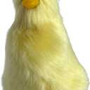 Pack of 3 Realistic Yellow Baby Duck Figurines - Lifelike Plush Ducklings Spring Duckies Farm Animal Easter Decoration Barnyard Ornaments Photo Props