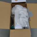 Panasonic 2-Line Integrated Corded Telephone System with 16-Digit LCD, Speakerphone, Clock, Hearing Aid Compatibility and 3-Way Conferencing - KX-TS208W (White)