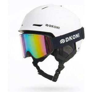 Ski Helmet, Snowboard Helmet for Men & Women, Three-Stage Adjustable Ventilation System, Adjustable Fit, Durable PC Shell, Protective EPS Foam, Snow Sports Helmet for Adults, Youth & Kids, (White,Large)