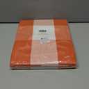 KOZYFLY Buffalo Plaid Rug 27.5x43 Inches Orange and White Checke Rug Halloween Fall Door Mat Cotton Washable Area Rugs Door Mat Outdoor Entrance for Front Porch Entryway Fall Farmhouse