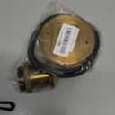 Black Ceiling Rose Vintage Pendant Light Fitting Modern Retro Industrial Style E27 Lamp Holder (Gold Bronze)