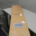 Ekena Millwork Lifetime Vinyl LL1S12X05200BL Standard Cathedral Top Center Mullion, Open Louver Vinyl Shutters, w/Installation Shutter-Lok's & Matching Screws (Per Pair), 12"W x 52"H, Black