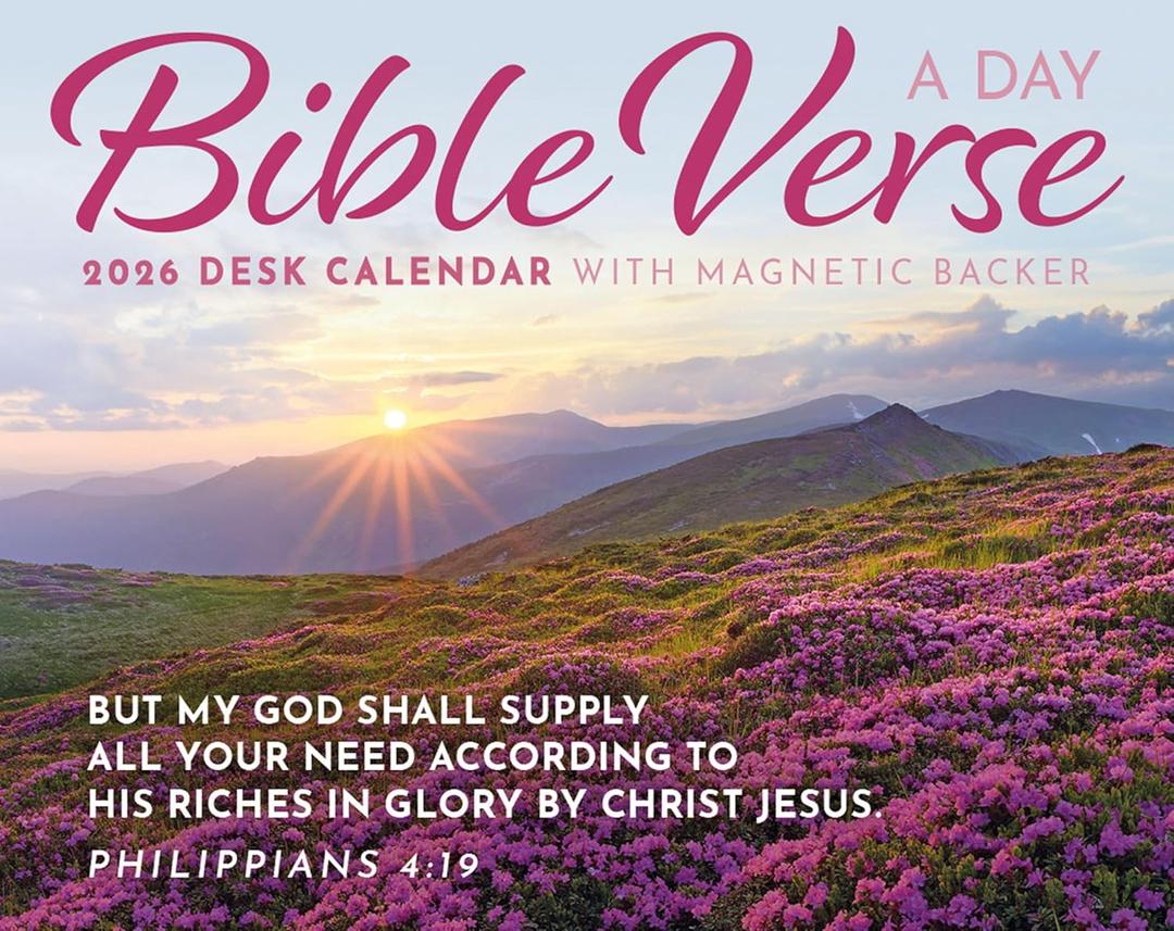 2026 Bible Verse a Day Mini Box Calendar