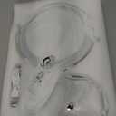 Vanity Mirror with Lights 7" Rechargeable 1x/10x Lighted Makeup Mirror Adjustable Height Double Sided Mirror with Lights 360Rotating Makeup Mirror