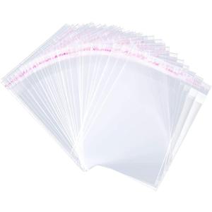 200 Pcs Cellophane Bags 2x3 Inches Self Sealing Cello Bags Small Clear Cookie Bag Adhesive Resealable Plastic Poly Cellophane Treat Bag for Candy Jewelry Gifts Decorative Favor