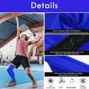 Skylety Leg Sleeves Compression Long Knee Sleeve UV Preserve for Men Women Sport Basketball Football (Black, White, Blue, 6 Pieces)
