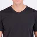 Real Essentials 5 Pack: Men's Mesh Short Sleeve V-Neck T-Shirt | Athletic Dry Fit V Neck Workout Shirt (L)