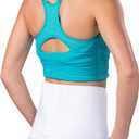 Saunders S'port All Back Support with White Compression Shorts: Women's, Medium (Waist: 29" - 31")