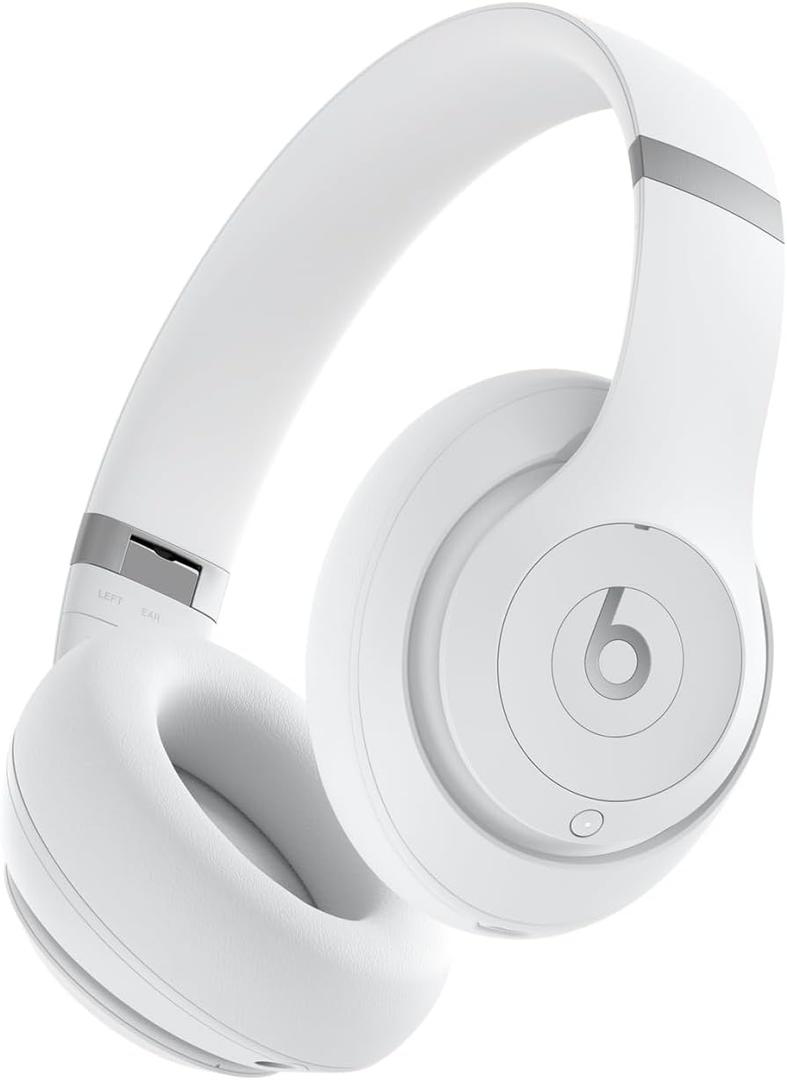 Beats Studio Pro Premium Wireless Over-Ear Headphones- Up to 40-Hour Battery Life, Active Noise Cancelling, USB-C Lossless Audio, Apple & Android Compatible - Matte White