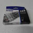 Epson 222 Claria Ink Standard Capacity Black Cartridge (T222120-S) Works with Workforce WF-2960, Expression XP-5200
