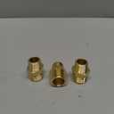 LTWFITTING Brass Pipe Hex Reducing Nipple Fitting 1-Inch x 3/4-Inch Male NPT(Pack of 3)
