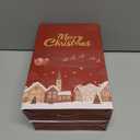 2 x Artscope Christmas Throw Pillow Covers 16x16 Inch Set of 4, Santa Claus Merry Bright Xmas Tree Ball Holiday Decoration Pillow Cases for Christmas Home Decor-Blue