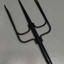 String Light Poles 6 Pack,Poles for Hanginig Outdoor String Lights with Fork and Fence Clamp