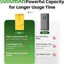 EM6 Lipo Lithium Battery for Reveal Hunting Camera Ultra/X Gen 3.0/Pro 3.0/X/XB/SK | Rechargeable Trail & Game Camera Power Supply