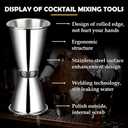 9 Pieces Jigger Bartending Double Cocktail Japanese Measuring | 2 oz 1oz Professional Liquor Cup Bartender, Supplies Home, Party Bar, Tool, Living Room Accessory, Kitchen Organization