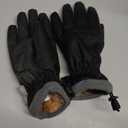 rivmount Kids 3M Thinsulate Ski Gloves Touchscreen Waterproof Warm for Boy Girl Youth Outdoor Skiing Cycling Snow Winter (M(6-8Y), Black)