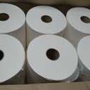 Amazon Basics 1-Ply White Hardwound Paper Towels | Bulk | High Capacity Roll | Compatible with Universal Dispensers | FSC Certified | 800 feet per Roll (6 Rolls) (Previously AmazonCommercial)