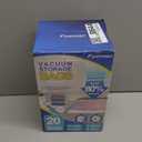 Fygrip Vacuum Storage Bags with Hand Pump, Plastic Packaging Bags, 80% Space Saver Vacuum Seal Bags for Clothing, Travel Lugggage, Blankets, Comforters, 20 Combo