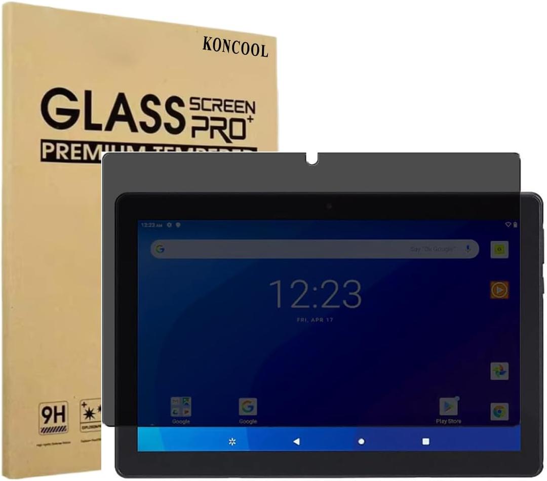 [1-Pack] All-new Fire Max 11 Tablet 2023 (Support Face ID & Fire Max 11 Stylus Pen) Privacy Screen Protector,HD Anti-Scratch Anti-Fingerprint 9H Hardness Anti Spy Tempered Glass (10.1 Inch)