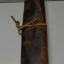 ELIZO Leather Knife Roll Bag Professional Chef Knife Case, Durable Knife Sheath Holder, Cooks & Culinary Tools Carrying Storage, Portable Knife Wrap - 4 Slots