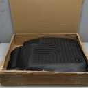 FLOOR MATS FOR 2025 2026 NISSAN KICKS,TPE ALL WEATHER PROTECTION SLUSH 1ST & 2ND ROW FLOOR LINERS BLACK