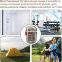 Portable Travel Soap Case, PP Versatile Small Soap Dish with Lid Efficient Drainage Leak-Proof Seal Box Easy to Clean Container Supply for Travel Shower Gym Camping Outdoor Activities (Gray)