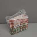 MAQIHAN 50 Popcorn Boxes Easy Assembly - 46oz Square Popcorn Bowls Square Buckets Containers Tub Paper Cups Holders Disposable Halloween Carnival Christmas Movie Night Party Individual Servings