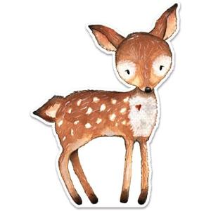 Woodland Animals Cutouts, 40inch Bear Deer Fox Shape, Stand Up Foam Board for Woodland Party Backdrop or Baby Shower Birthday Decorations (Deer)