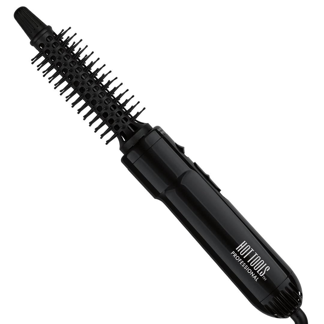 Hot Tools Pro Artist Hot Air Styling Brush | Style, Curl and Touch Ups (3/4), Black (0.75 Inch (Pack of 1))