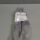 LACDL Fuzzy Winter Steering Wheel Covers for Women, Warm Cute Fluffy Car Wheel Cover for F150 Truck Jeep, Super Soft Furry Auto Plush Car Handle Cover for Cold Weather, Gray, 15-16 inch, Large Size (Grey)