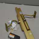 Wireless Picture Light Battery Operated, 16in Picture Light for Wal, 2Pack Rechargeable 5000mAh Battery Wall Sconce for Wall Pictures, Gallery Artwork, Paintings, Portraits, Dartboards_Antique Gold