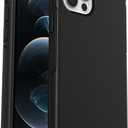 OtterBox iPhone 12 & iPhone 12 Pro Symmetry Series Case - Black, Ultra-Sleek, Wireless Charging Compatible, Raised Edges Protect Camera & Screen