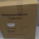 Tipgo 5 Gallon Motion Senor Bathroom Trash Can with Lid, Automatic Garbage Can Touchless, Smart Plastic Waste Basket for Narrow Spaces, Bathroom, Office, Bedroom, Living Room (Black)