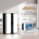 8 x PTHRAOUTA Home Dehumidifier with Drain Hose, (950 sq.ft) 95oz Quiet dehumidifier for Bathroom Bedroom, with Air Reusable Filter Indoor deshumidificador for Basement RV Closet