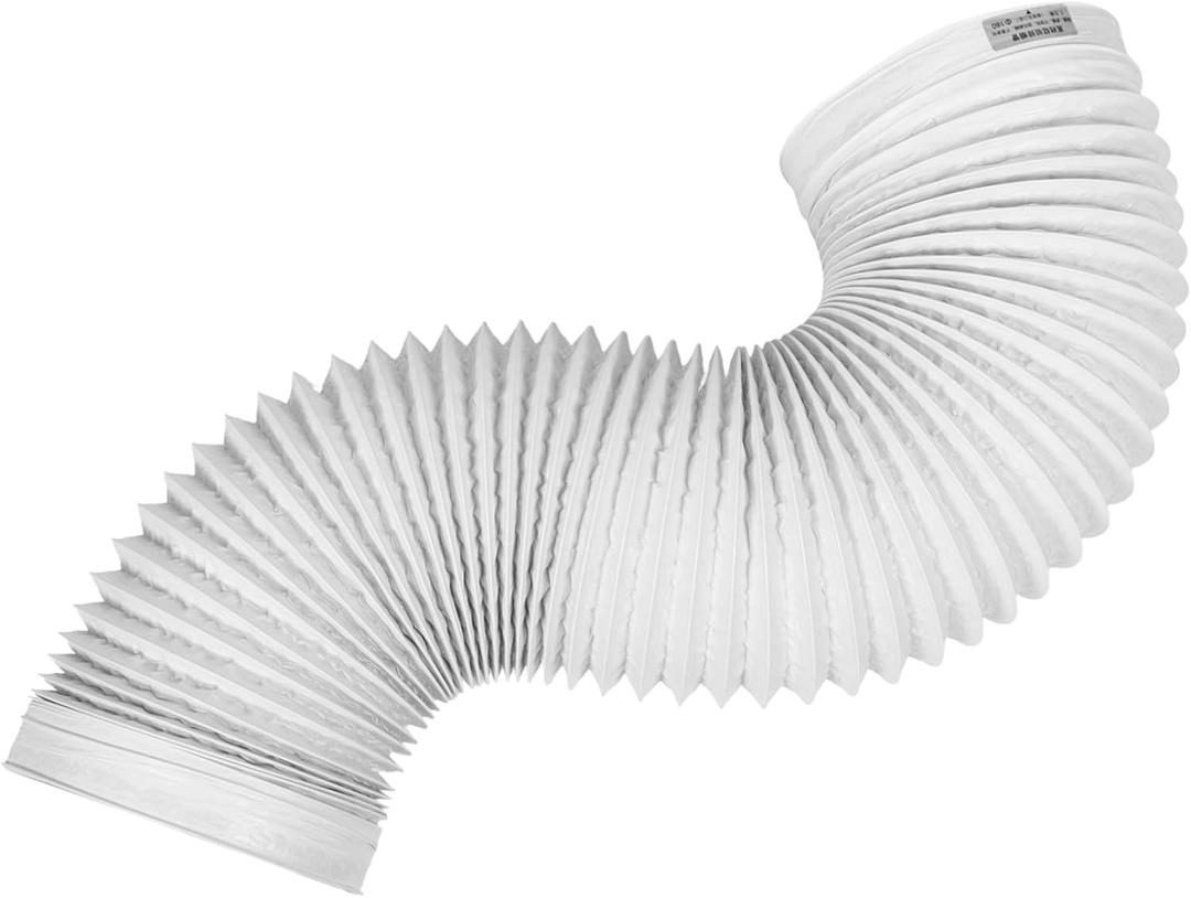 Flexible Exhaust Hose for Air Conditioner PVC Vent Pipe 5 Inch Diameter 16 Feet Length Universal Fit for Portable AC and Dryer Venting Sturdy and Lightweight
