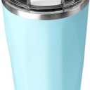 20oz Soft Touch Diamond Tumbler - Double Wall Vacuum Insulated Stainless Steel Coffee Cup | Leak-Resistant Detachable Lid, Cup Holder Friendly, BPA Free Dishwasher Safe, Thoughtful Gift for Women