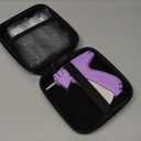 BEVTEE Price Tagging Guns for Clothes, Retail Price Tag Attacher Guns for Clothing (Not Stitch Gun), Includes 5 Needles, 1008 Barbs Fasteners, 1 Hard EVA Bag(Purple)