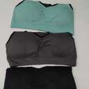 Racerback Sports Bras for Women with Pads - High Impact Athletic Tank Tops for Yoga and Workout Brassieres Bra 3 PCS