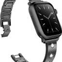 Mosonio Dressy Jewelry Bracelet Bands Compatible with Apple Watch Band 46mm 45mm 44mm 49mm 42mm 41mm 40mm 38mm for Women, Cute and Stylish Diamond Metal Strap for iWatch Series 11 10 9 8 7 6 5 4 3 2 1 SE Ultra