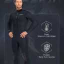 Seaskin 5mm Wetsuits for Men Front Zip Full Wetsuit (XX-Large, Black)