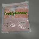 PRETTYGARDEN Women's Lace Long Sleeve Button Down Blouse (Pink, S)