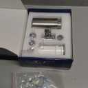 LCF 360° Rotating Stainless-Steel Faucet Water Filter - High Flow, Mineral-Enhanced Tap Water Filter, Reduces Chlorine, Heavy Metals and Bad Taste, Easy Install, 320 Gallons, Kitchen Sink Ideal