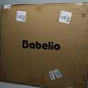 Babelio 36-57" Extra Wide Baby/Dog Gate, Auto Close with Large Walk Thru Door,Safety for Pet, House, Stairs and Doorways, Pressure Mounted for Chlid, White