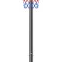 Sweetcrispy Portable Basketball Hoop Outdoor, Adjustable Height, Shatterproof Backboard/Shock Absorbent Rim, Fillable Base, 2 Wheels for Backyard/Driveway