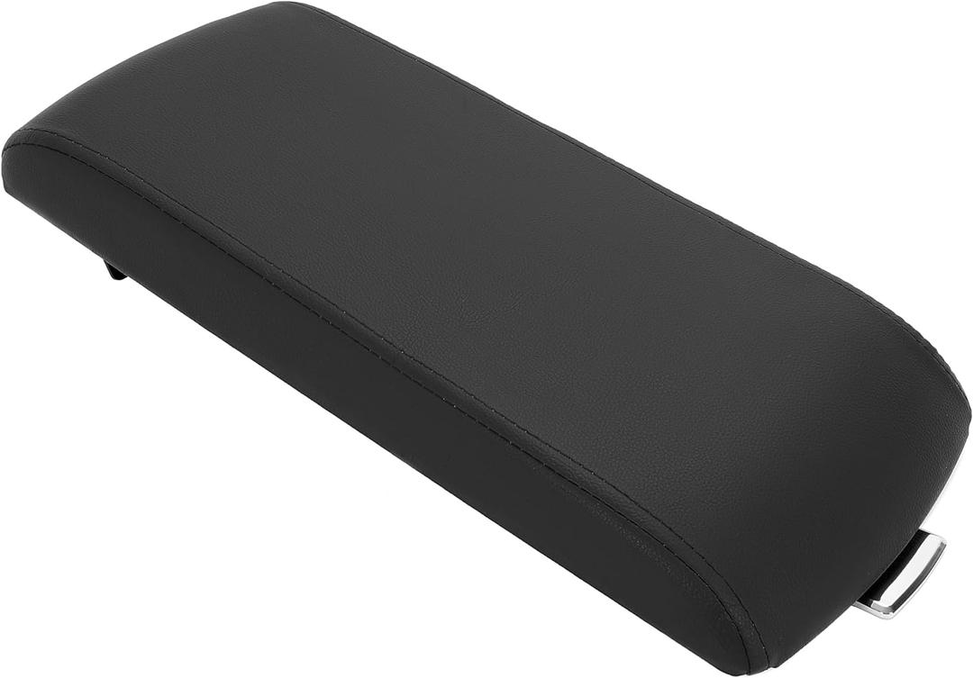KUAFU Center Console Armrest Lid Compatible with 2013-2019 Ford Flex Replacement for EA8Z7406024AB DA8Z7406024AC FA8Z-7406024-AB Black Plastic
